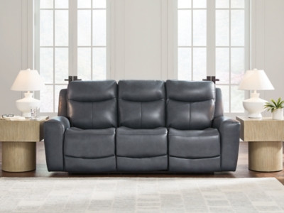 Ashley Momentum Moves Admiral Power Reclining Sofa on sale at