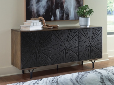 Ashley Lavinmont Multi Brown Accent Cabinet