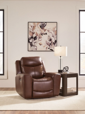 Ashley Momentum Moves Mahogany Power Recliner