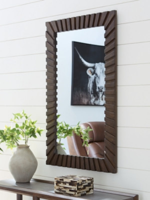 Ashley Advin Dark Brown Accent Mirror