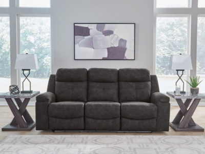 Benchcraft Brysonview Charcoal Reclining Sofa