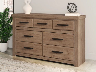 Ashley Garistyn Light Brown Dresser