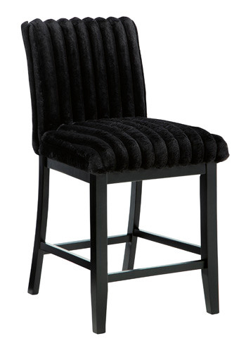 Ashley Lilyberg Black Counter Height Barstool (Set of 2)
