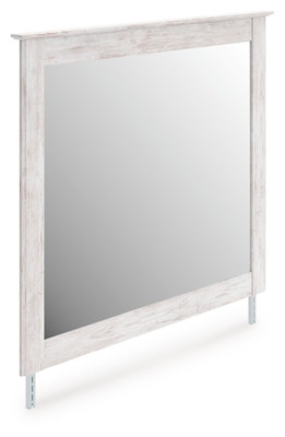 Ashley Fenderport Whitewash Bedroom Mirror