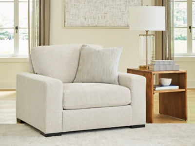 Ashley Evanley Linen Oversized Chair