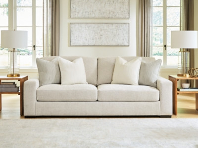 Ashley Evanley Linen Sofa