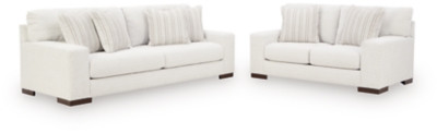 Hartside Frosted Sofa and Loveseat