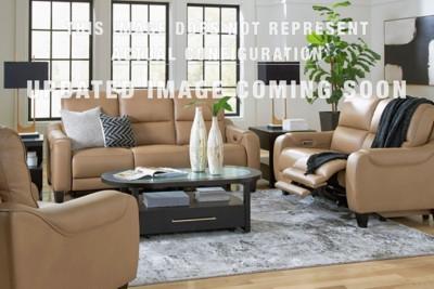 Ashley Mosswell Toffee Sofa, Loveseat and Recliner