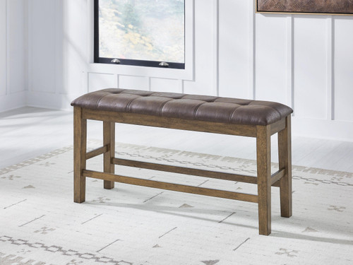 Ashley Broxtyn Light Brown Counter Height Dining Bench