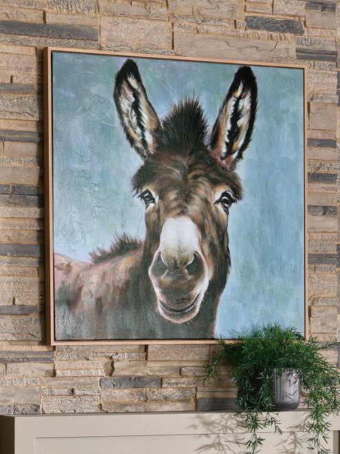 Ashley Landerton Brown Blue White Wall Art