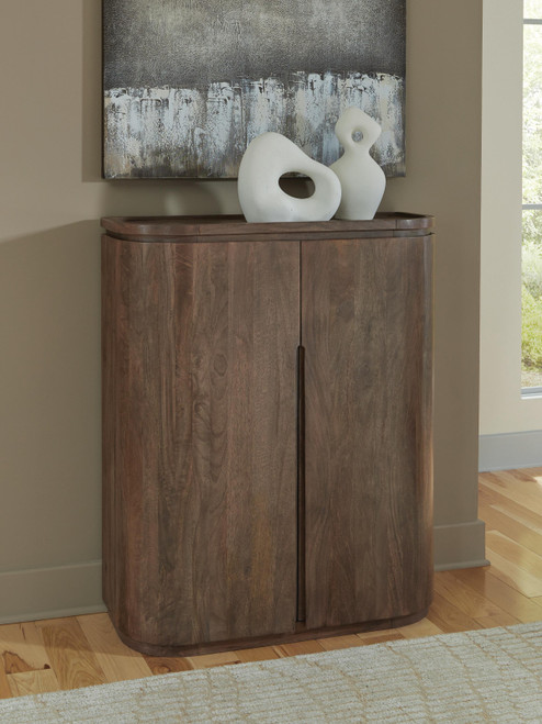 Ashley Landermont Medium Brown Bar Cabinet