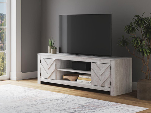 Ashley Cayboni Whitewash 71" TV Stand