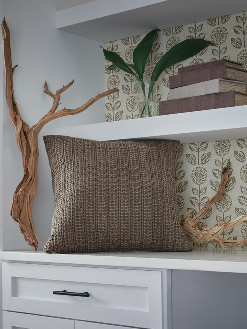 Ashley Landcher Brown Pillow (Set of 4)