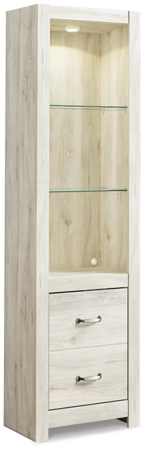 Ashley Bellaby Whitewash 4-Piece Entertainment Center with Fireplace