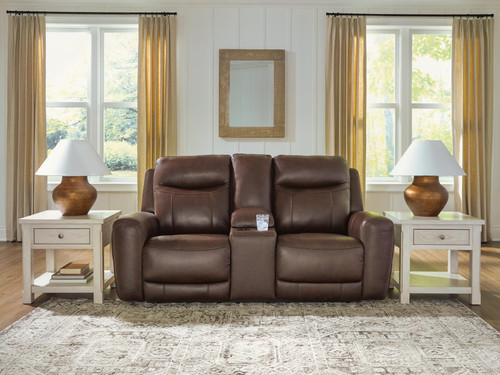 Benchcraft Gravier Cordova Power Reclining Loveseat with Console