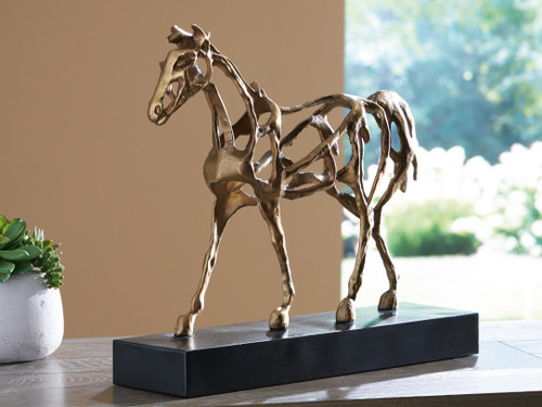 Ashley Grainville Antique Gold Finish Sculpture