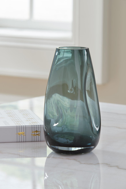 Ashley Beamund Teal Blue Vase (Set of 2)