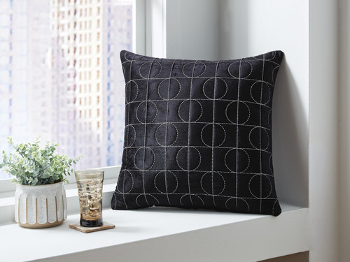 Ashley Kydner Black Silver Pillow (Set of 4)