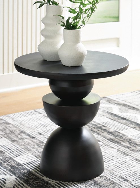 Ashley Kurtson Bronze Finish Accent Table
