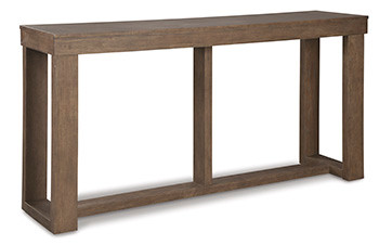 Ashley Cariton Gray Sofa/Console Table