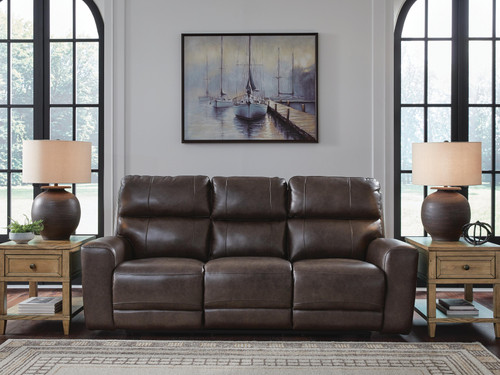 Ashley Beadel Smoke Power Reclining Sofa