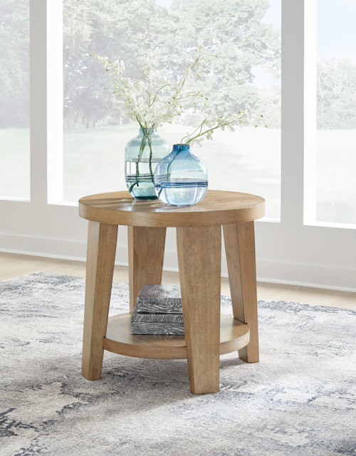 Ashley Kristiland Light Brown End Table