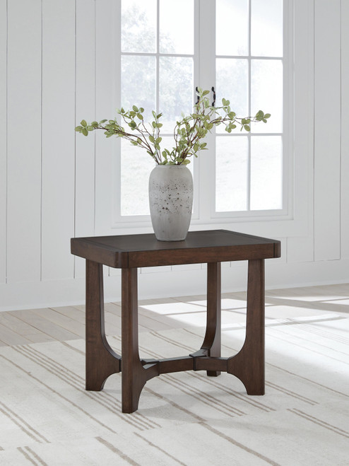 Ashley Korestone Dark Brown End Table