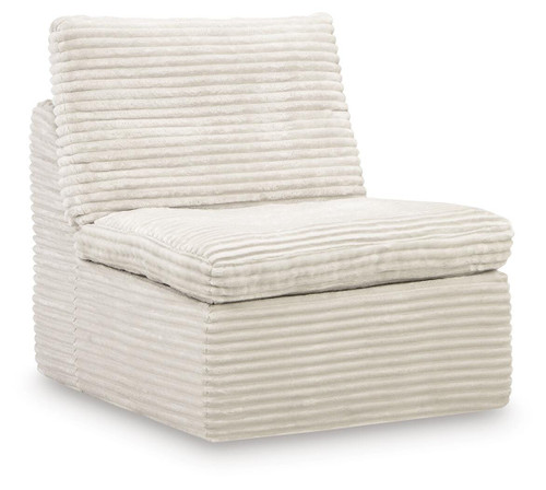 Ashley Canefield Ivory Armless Chair
