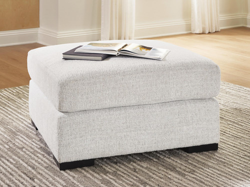 Ashley Wynncroft Manor Chalk Oversized Accent Ottoman