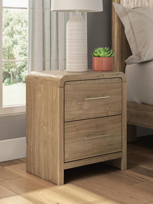 Ashley Dovander Warm Natural Brown Nightstand