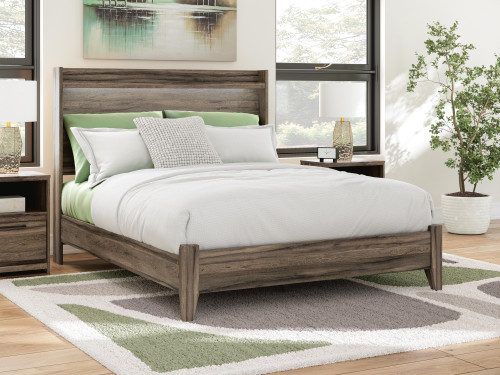 Ashley Baystorm Brown Queen Panel Bed