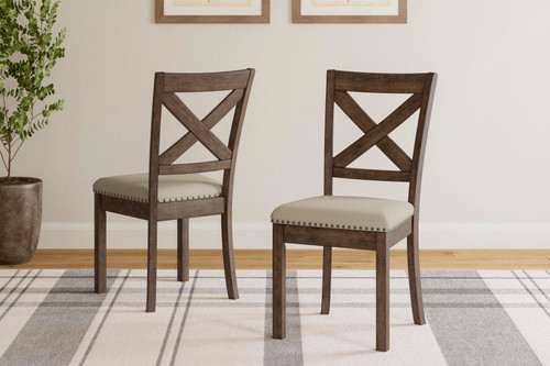 Ashley Moriville Beige Dining Chair (Set of 2)