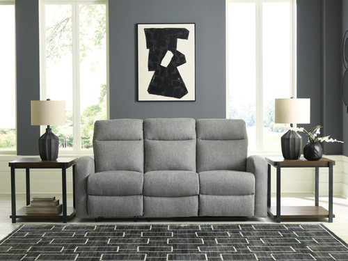 Ashley Moreau Place Sterling Reclining Sofa
