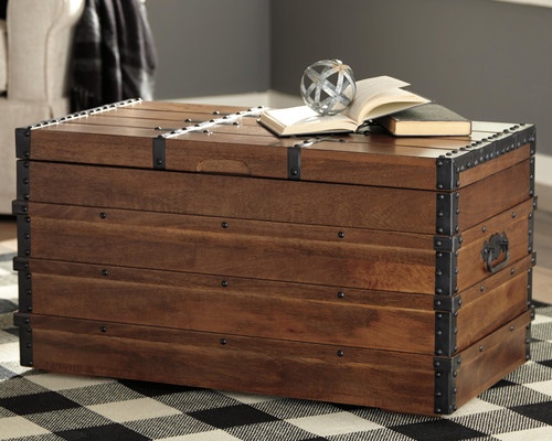 Ashley Kettleby Brown Storage Trunk
