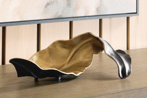 Ashley Melinda Black Gold Finish Sculpture