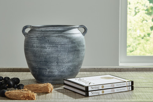 Ashley Meadie Distressed Blue Vase