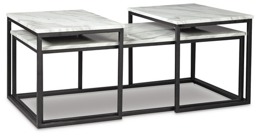 Ashley Donnesta Gray Black Table (Set of 3)
