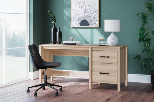 Ashley Battelle Tan 60" Home Office Desk