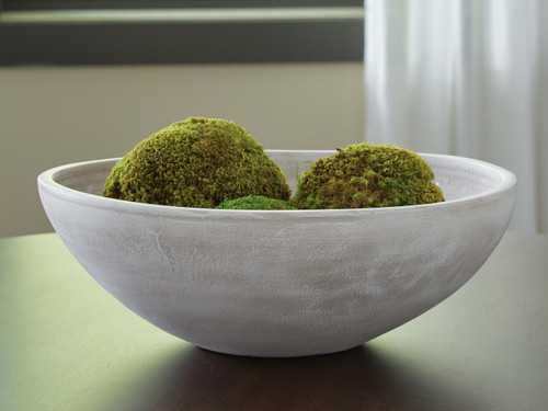 Ashley Meadie Distressed White Bowl