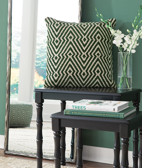 Ashley Digover Green Ivory Pillow (Set of 4)