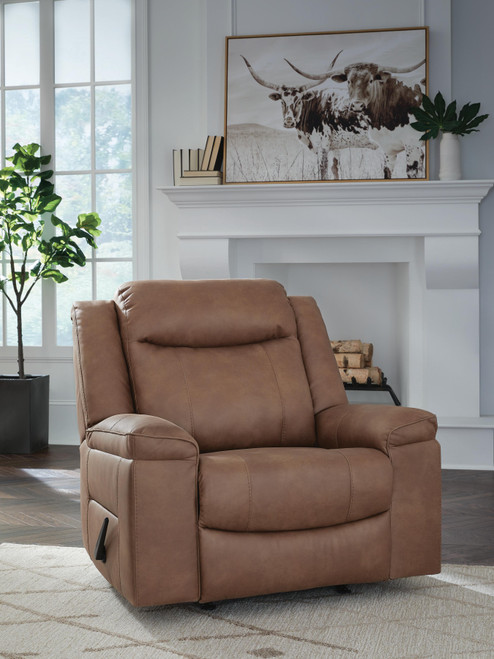 Ashley Streamlight Caramel Recliner