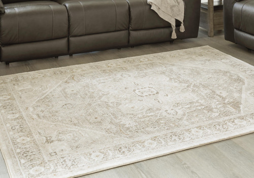 Ashley Gatwell Ivory Gray Tan 5' x 7' Rug