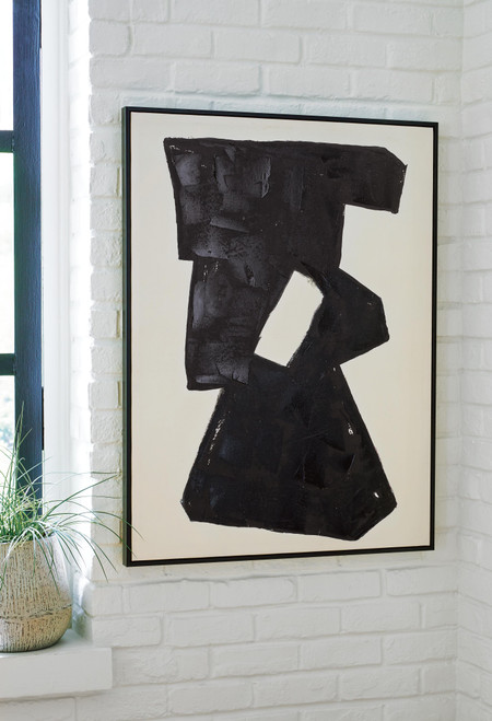 Ashley Garviery Black Cream Wall Art