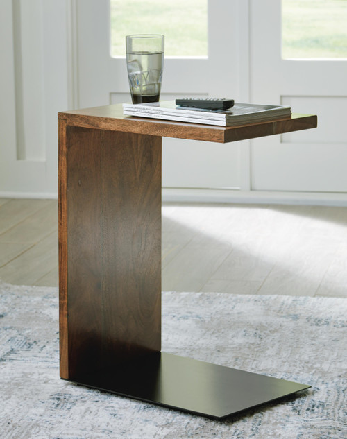Ashley Wimshaw Brown Black Accent Table