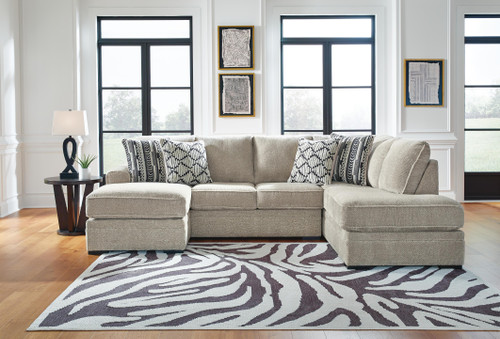 Benchcraft Calnita Sisal 2-Piece Sectional with Chaise