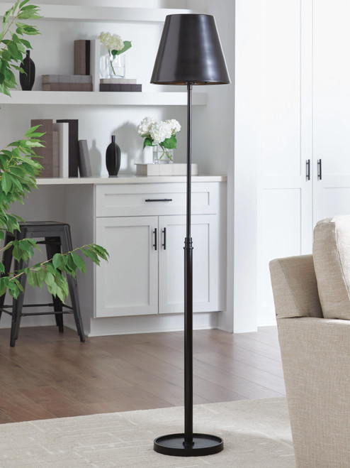 Ashley Wimner Antique Bronze Finish Floor Lamp