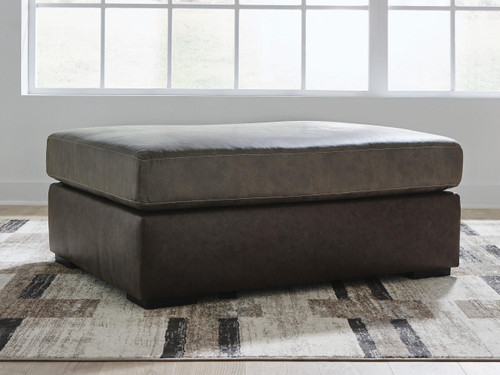 Ashley Baltic-Park Fossil Oversized Accent Ottoman