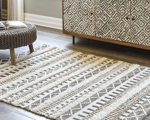 Ashley Karalee Ivory Brown 8' x 10' Rug