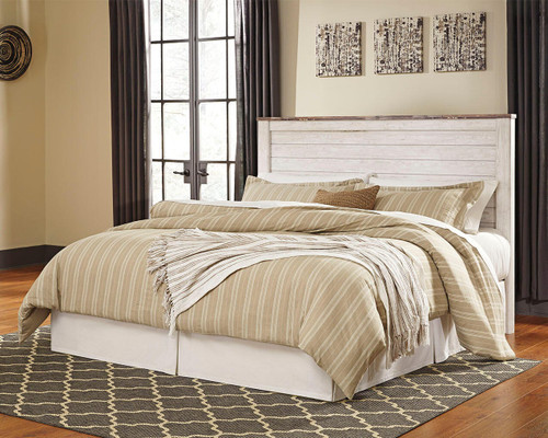 Ashley Willowton Whitewash King/California King Panel Headboard