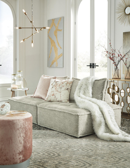 Ashley Bales Taupe 2-Piece Modular Seating